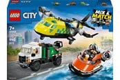 LEGO® - LEGO City 60505 Vliegtuig, servicewagen en hovercraft remix - 60505